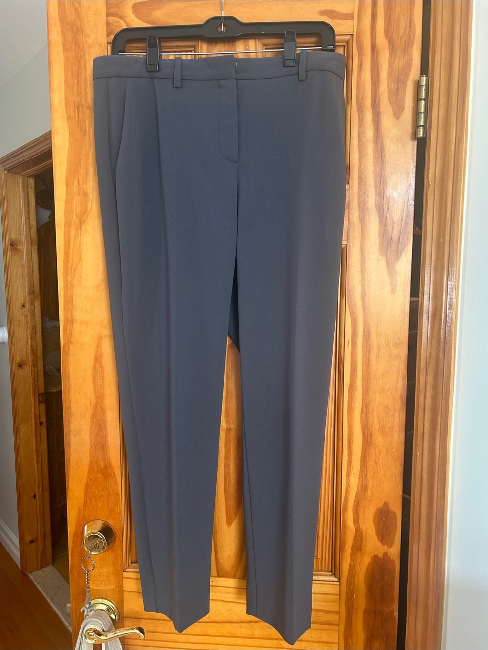 Theory Women's Gray Tailored Dress Trousers
